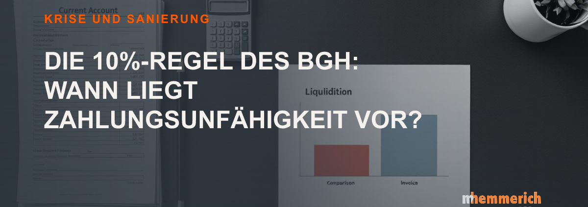 Titelbild: 10%-Regel des BGH