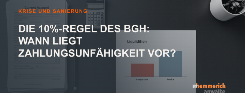 Titelbild: 10%-Regel des BGH