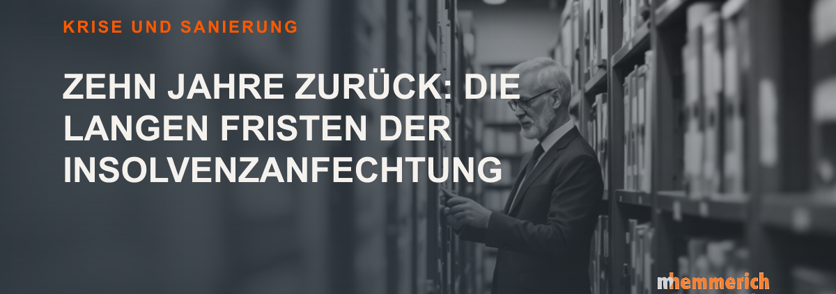 Titelbild: Fristen der Insolvenzanfechtung