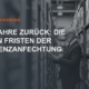 Titelbild: Fristen der Insolvenzanfechtung