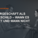 Titelbild: Bargeschäft als Schutzschild