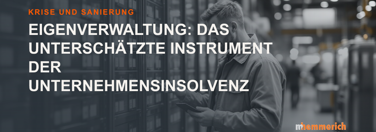 Titelbild: Eigenverwaltung als unterschätztes Instrument