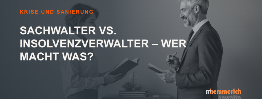 Titelbild: Sachwalter und Insolvenzverwalter