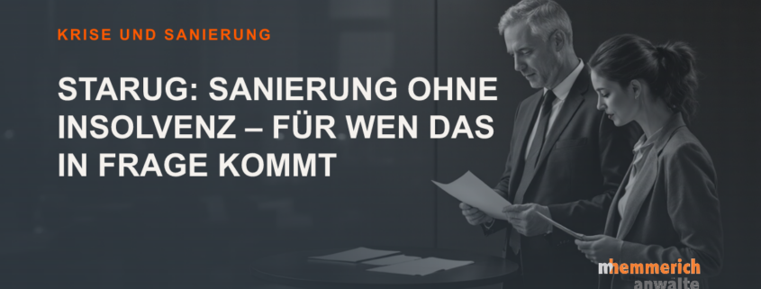 Titelbild: Sanierung ohne Insolvenz