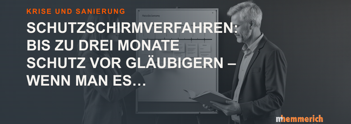 Titelbild: Schutzschirmverfahren nach § 270b InsO