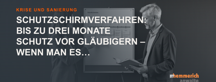 Titelbild: Schutzschirmverfahren nach § 270b InsO