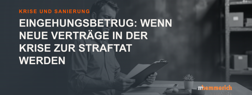 Titelbild: Eingehungsbetrug nach § 263 StGB