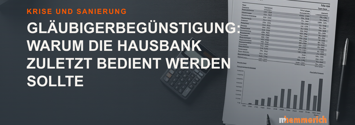 Titelbild: Gläubigerbegünstigung nach § 283c StGB