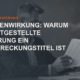 Titelbild: festgestellte Forderung als Vollstreckungstitel