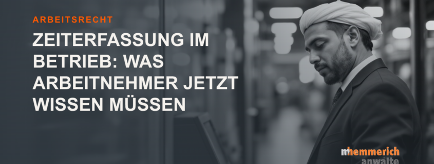 Titelbild: Zeiterfassung im Betrieb: Was Arbeitnehmer jetzt wissen müssen
