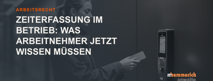 Titelbild: Pflicht zur Arbeitszeiterfassung