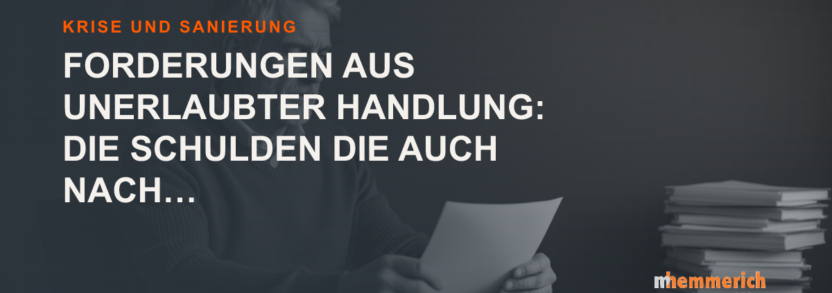 Titelbild: Forderungen aus vorsätzlicher unerlaubter Handlung