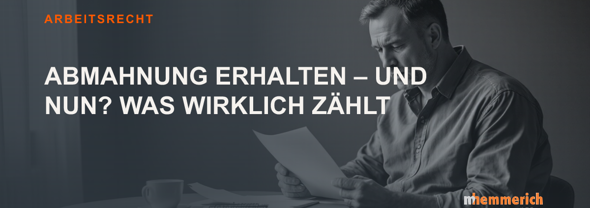Titelbild: Entfernung der Abmahnung aus der Personalakte