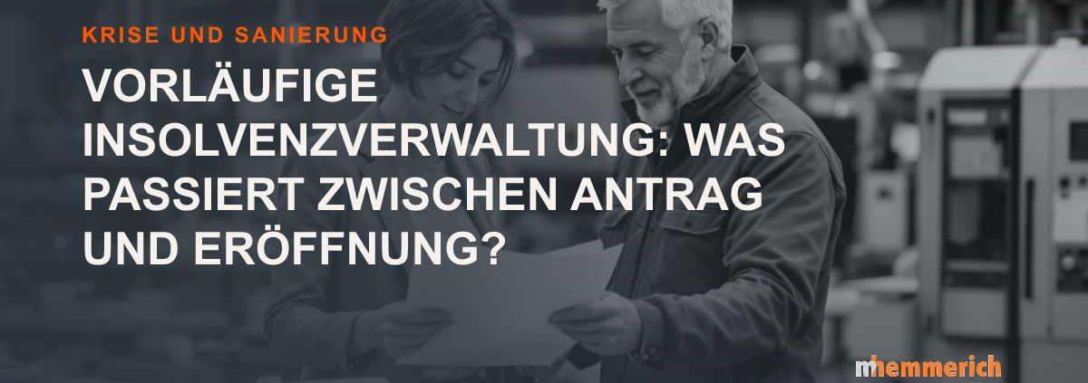 Titelbild: vorläufige Insolvenzverwaltung