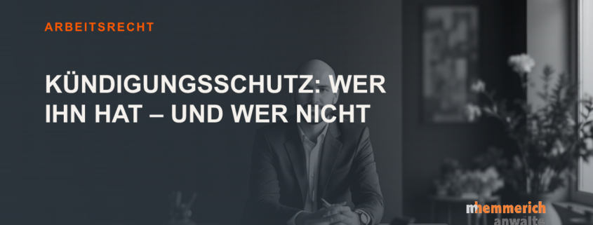 Titelbild: Kündigungsschutz nach dem Kündigungsschutzgesetz