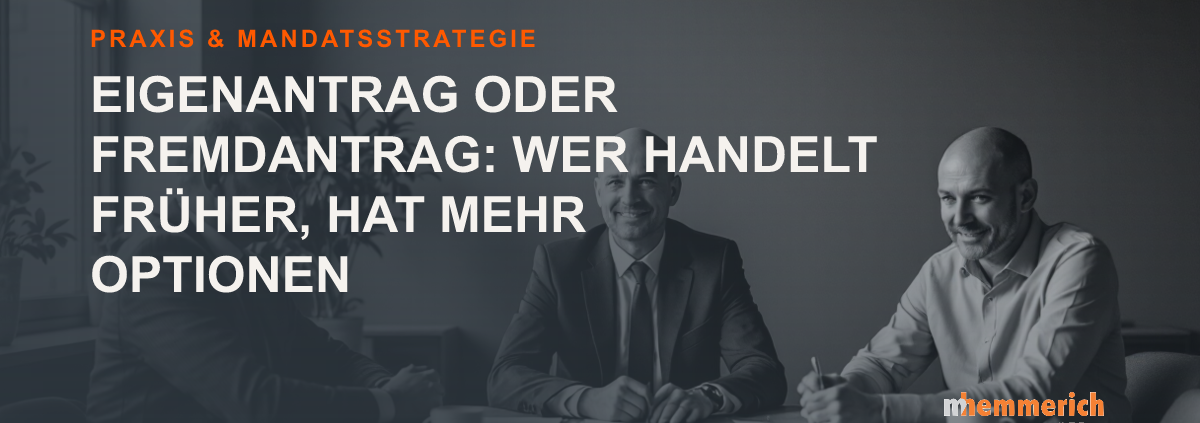 Titelbild: Eigenantrag oder Fremdantrag