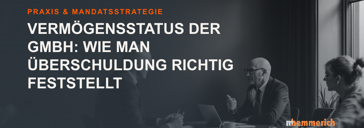 Titelbild: Vermögensstatus der GmbH
