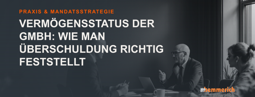 Titelbild: Vermögensstatus der GmbH
