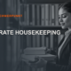 Titelbild: Corporate Housekeeping